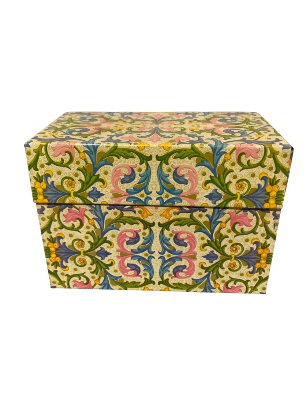 Vintage 1960s Florentine Recipe Box Ohio Art